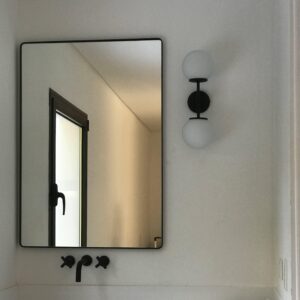 Espejo con Marco de Hierro con ángulos Redondeados o Rectos 60x90